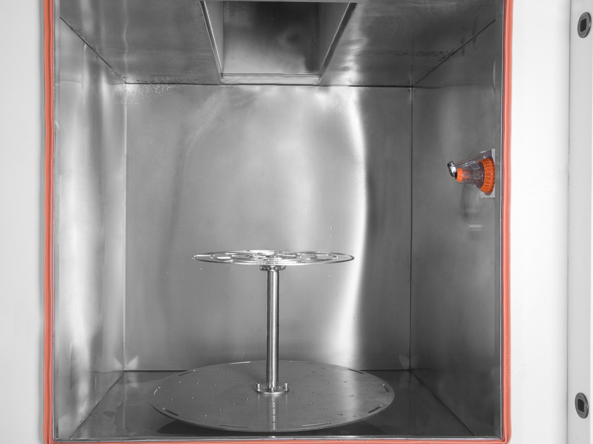 試驗箱內(nèi)部示意圖